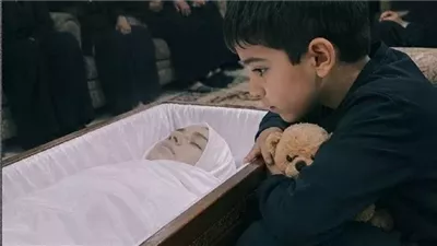 لم يغادر ابن أختي ذي الأعوام الثمانية جوار والدته طوال مجلس العزاء