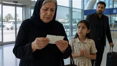 حفيدتي دسّت ورقة في يدي داخل المطار وكتبت كلمة واحدة فقط: اهربي.. وما اكتشفته بعدها غيّر حياتي كلها!